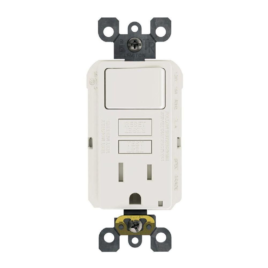 interruptor con toma gfci leviton