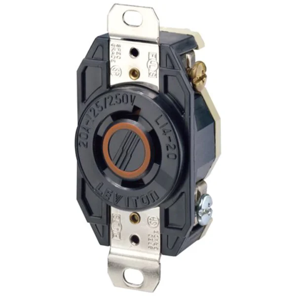 toma incrustable de seguridad 30A 125V