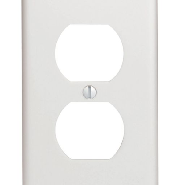 placa para toma doble leviton