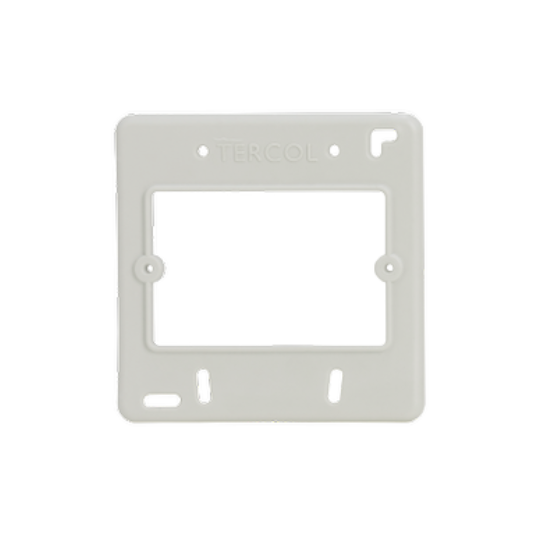 Tapa Flush 4×4 para Caja Eléctrica TERCOL placa para conexión de datos 4x4