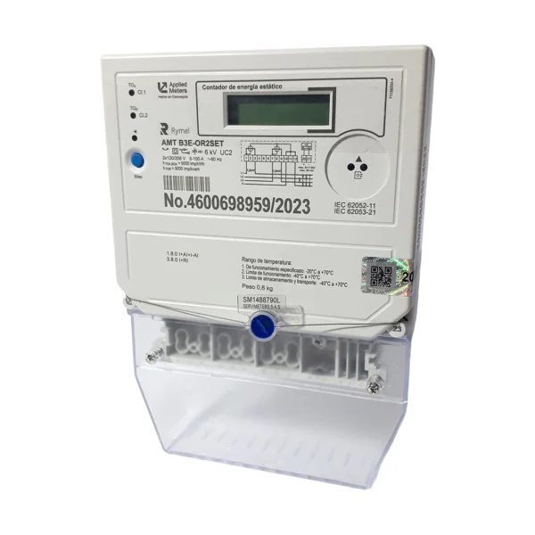 contador de energía bifásico trifilar rymel