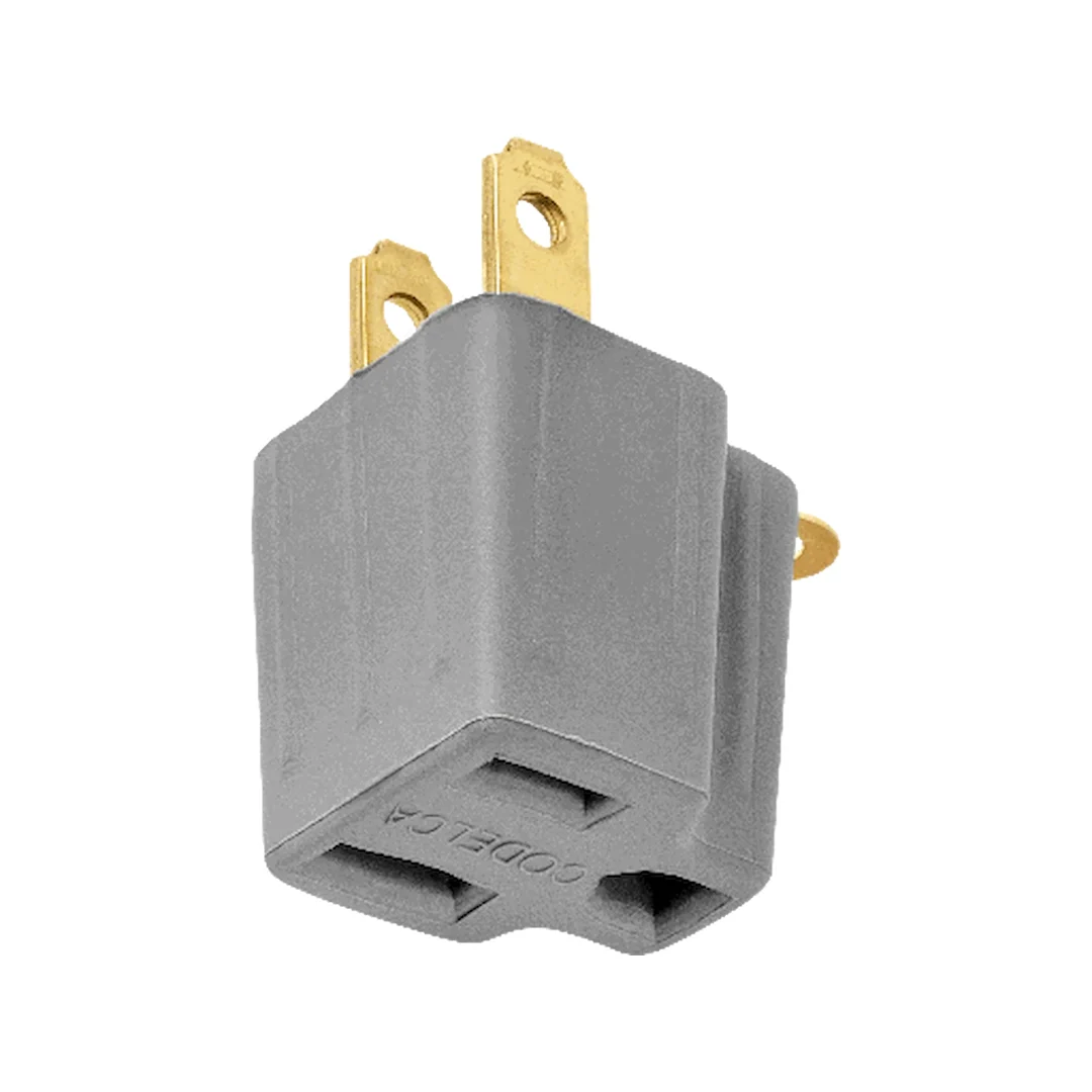 adaptador con polo a tierra