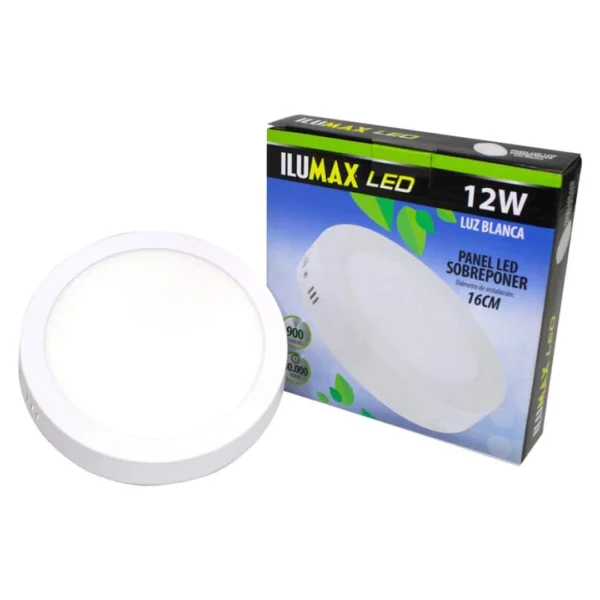 panel led redondo para sobreponer