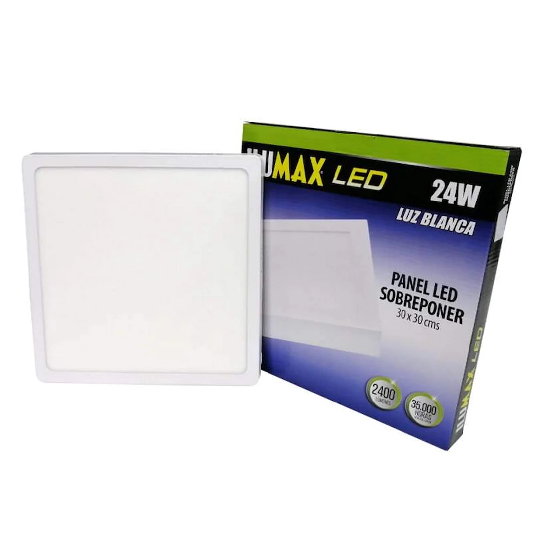 Panel LED Cuadrado para Sobreponer | Varias Potencias panel led cuadrado para sobreponer