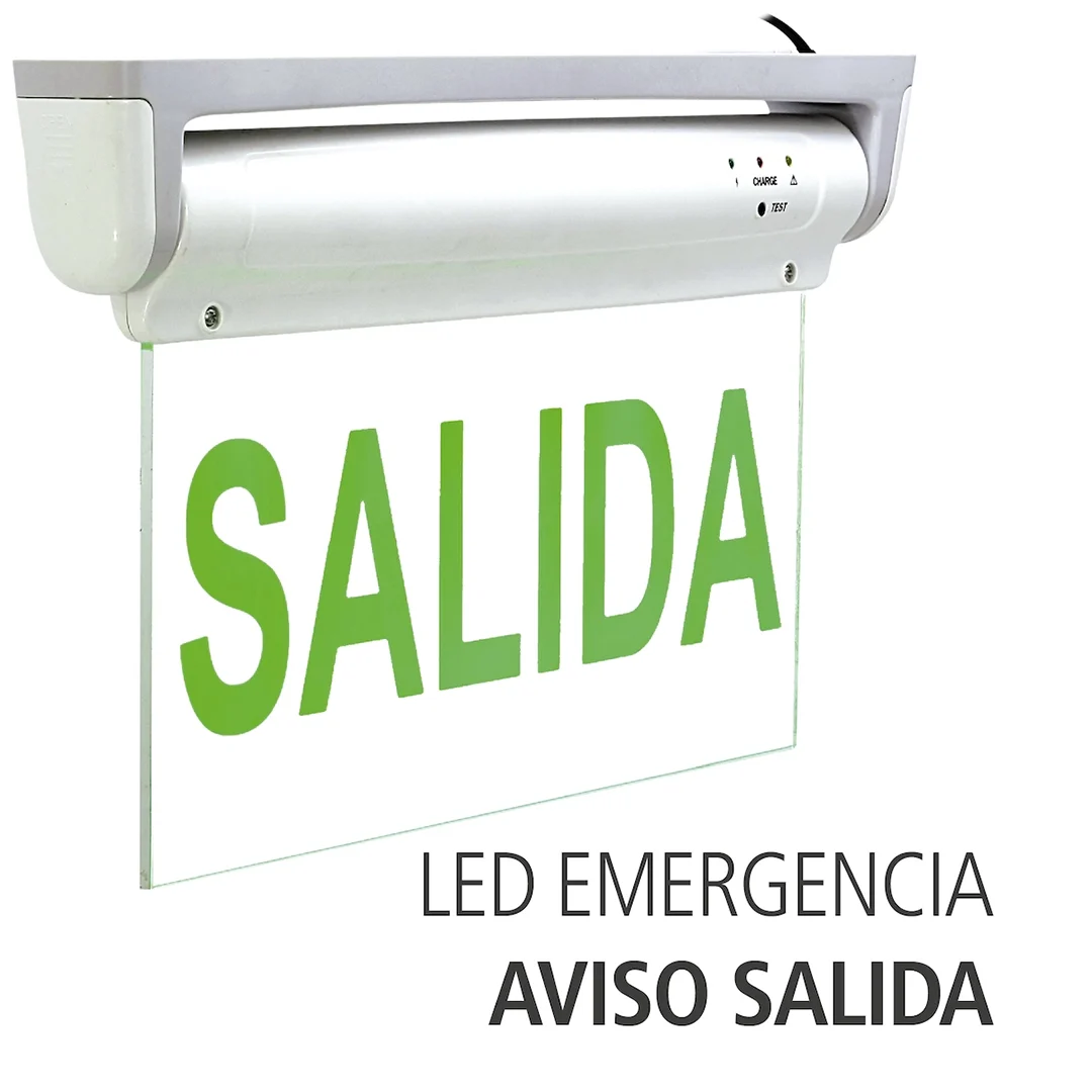 Aviso LED de Salida de Emergencia 300 Minutos aviso led de salida de emergencia