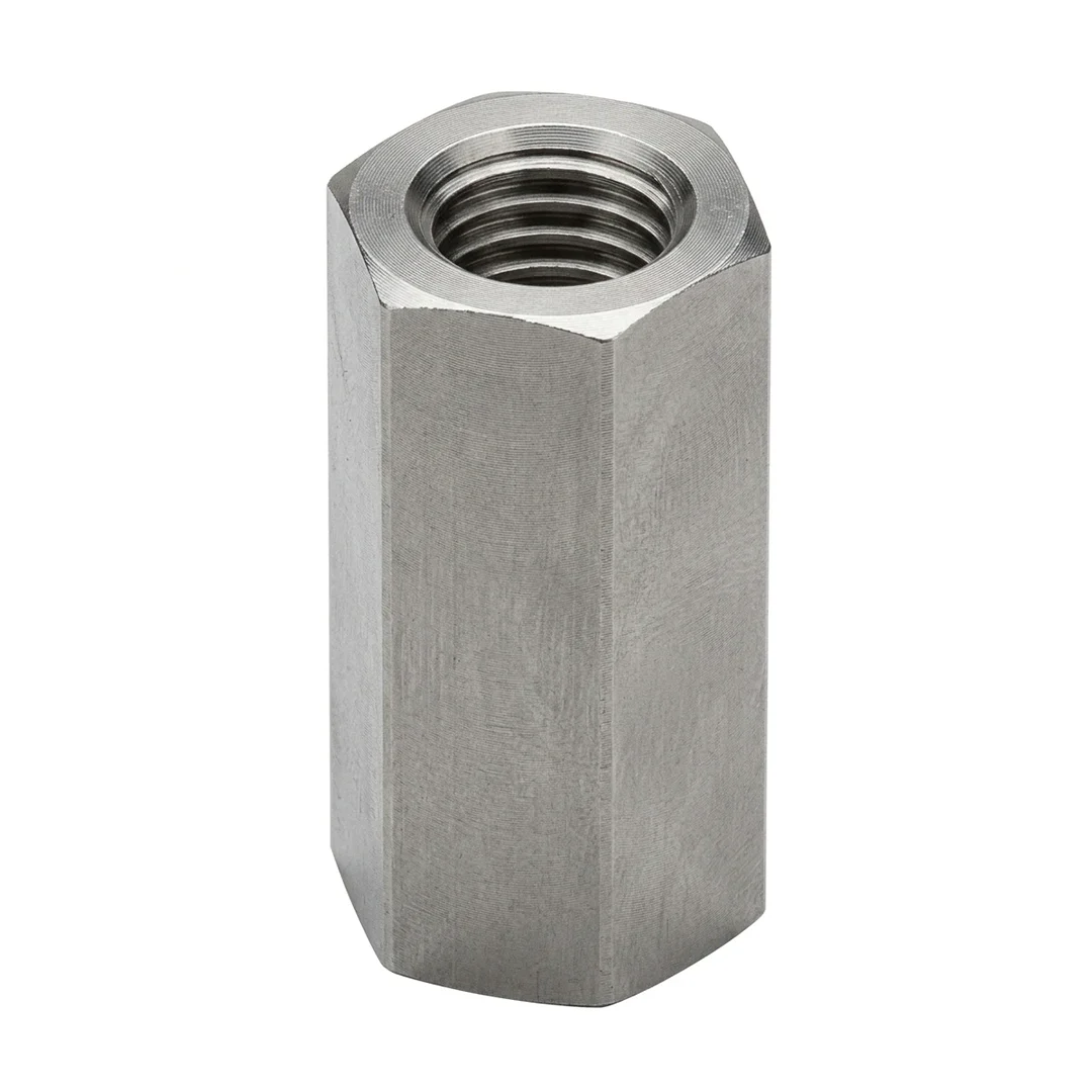 Tuerca de Acople Hexagonal Zincada tuerca de acople hexagonal