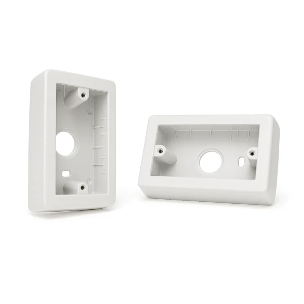 caja plástica 2x4 para sobreponer