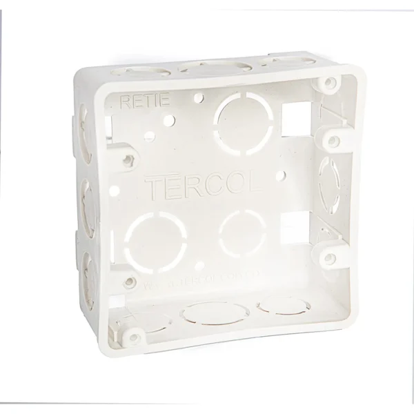 Caja Eléctrica Plástica 4×4 | Estándar y Libre de Halógenos