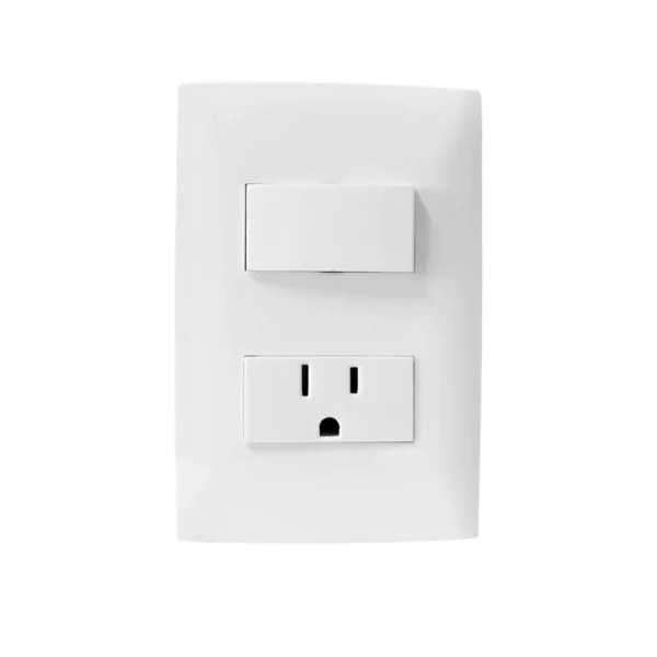 Interruptor con Toma Blanco Línea Cien