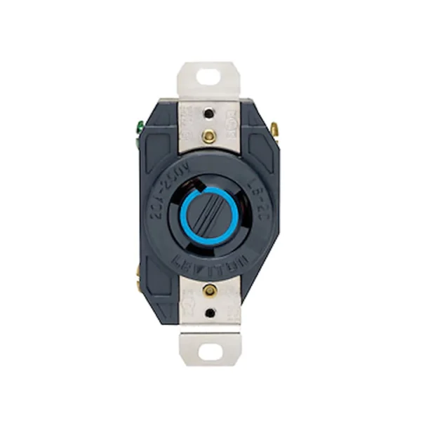 Toma Incrustable de Seguridad 20A 250V Grado Industrial