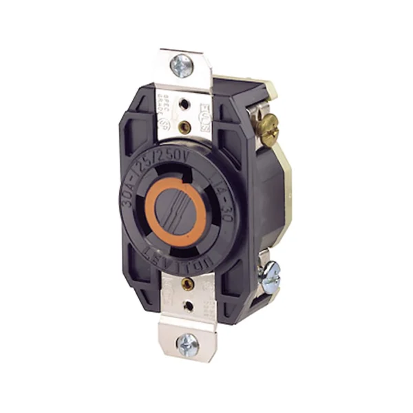 Toma Incrustable de Seguridad 30A 125/250V Grado Industrial