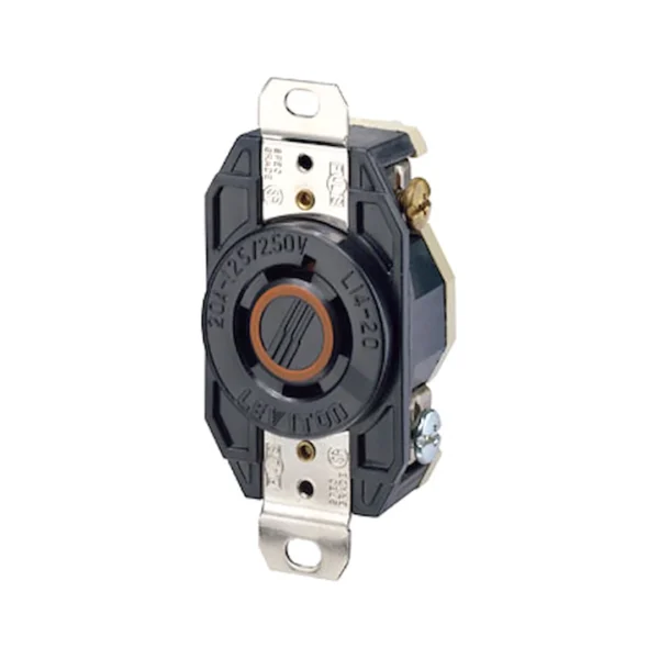 Inicio 24 Toma Incrustable de Seguridad 20A 125/250V Grado Industrial