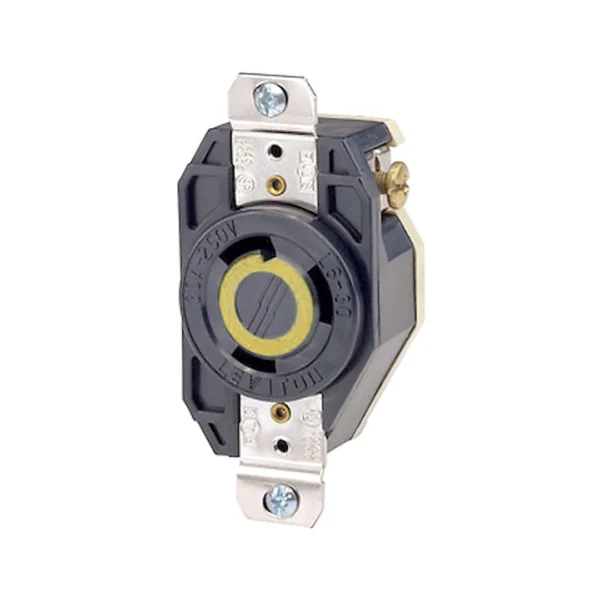 Toma Incrustable de Seguridad 30A 125V Grado Industrial