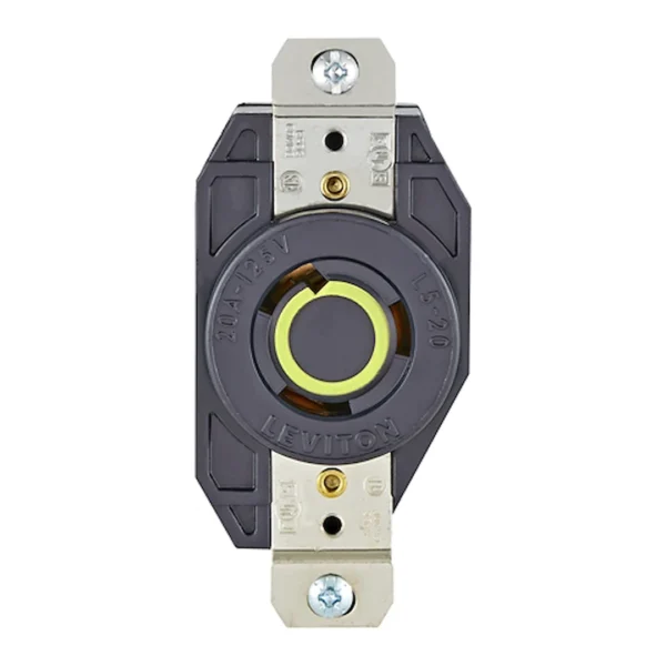 Toma Incrustable de Seguridad 20A 125V Grado Industrial