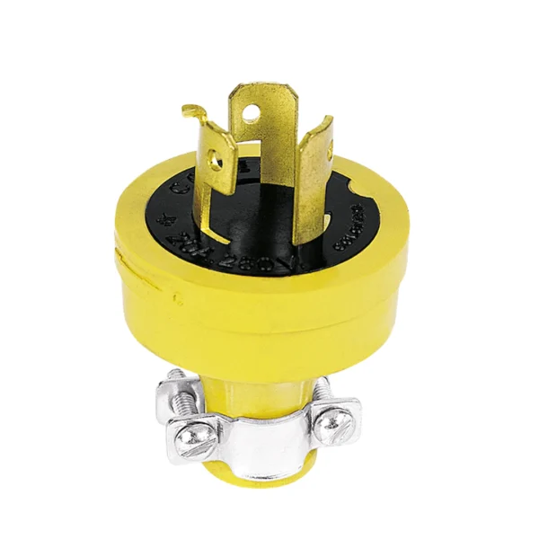 Clavija de Seguridad con Polo a Tierra 20A 250V