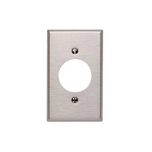 placa de acero inoxidable con hueco redondo