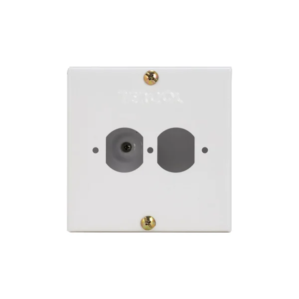 Tapa Troquelada 12×12 para Toma Leviton