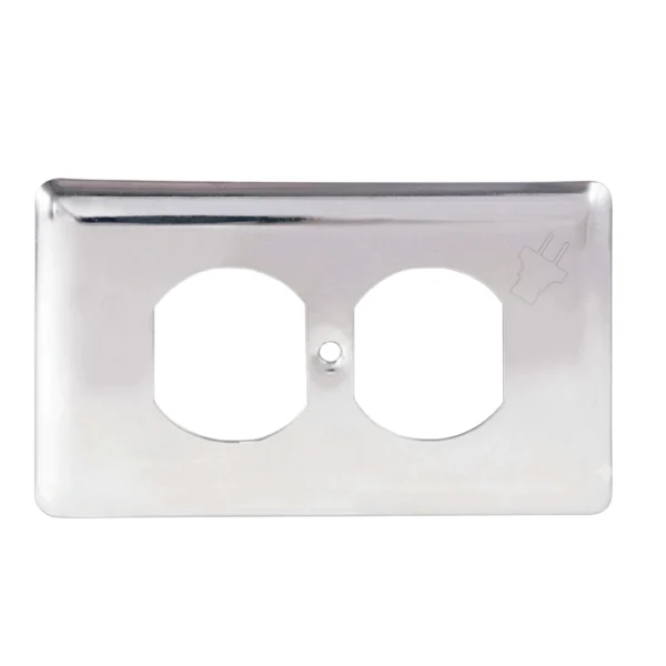 placa para tomacorriente doble