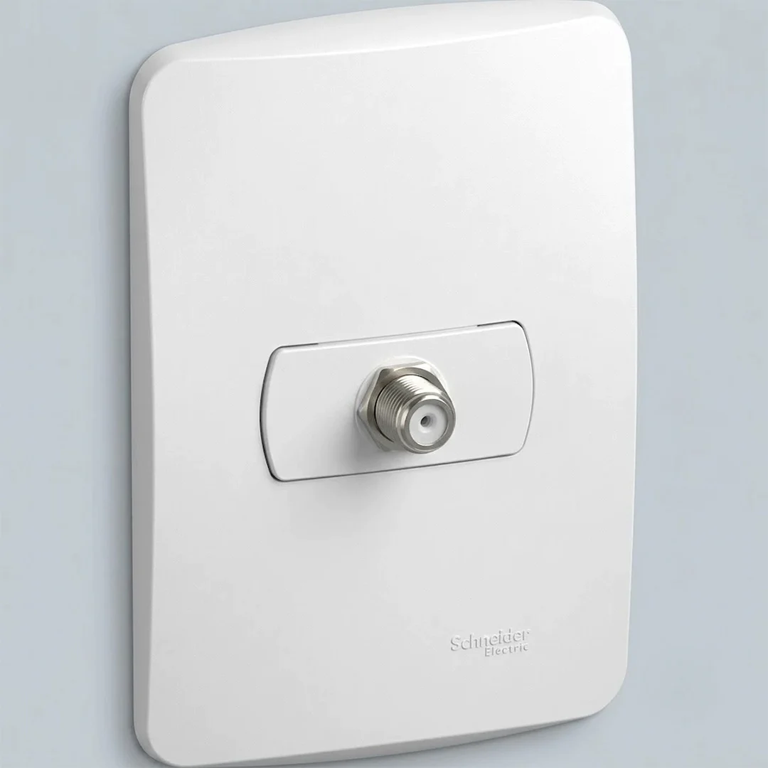 Toma TV Coaxial Schneider Miluz para Televisión toma tv coaxial schneider miluz