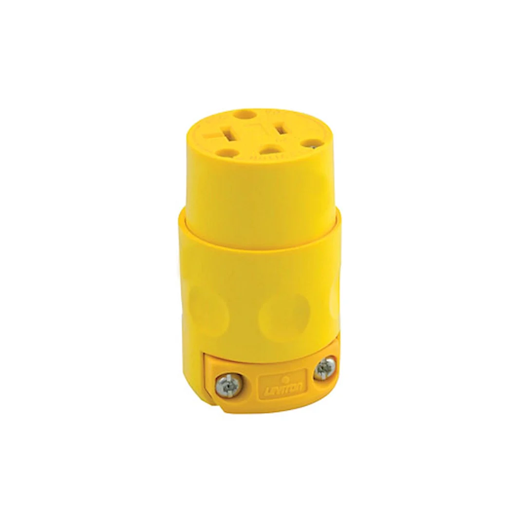 toma aérea con polo a tierra 20a leviton