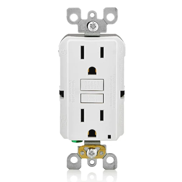 toma doble gfci 15a leviton