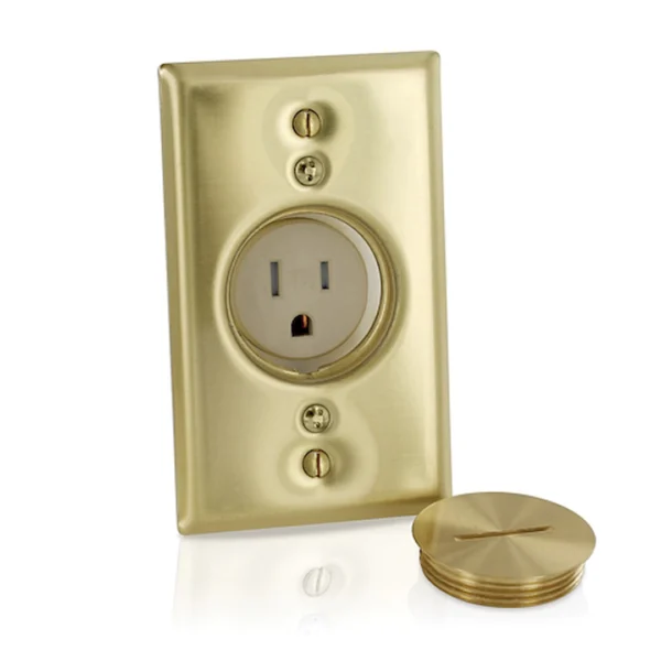 Toma de Piso con Polo a Tierra 15A 125V