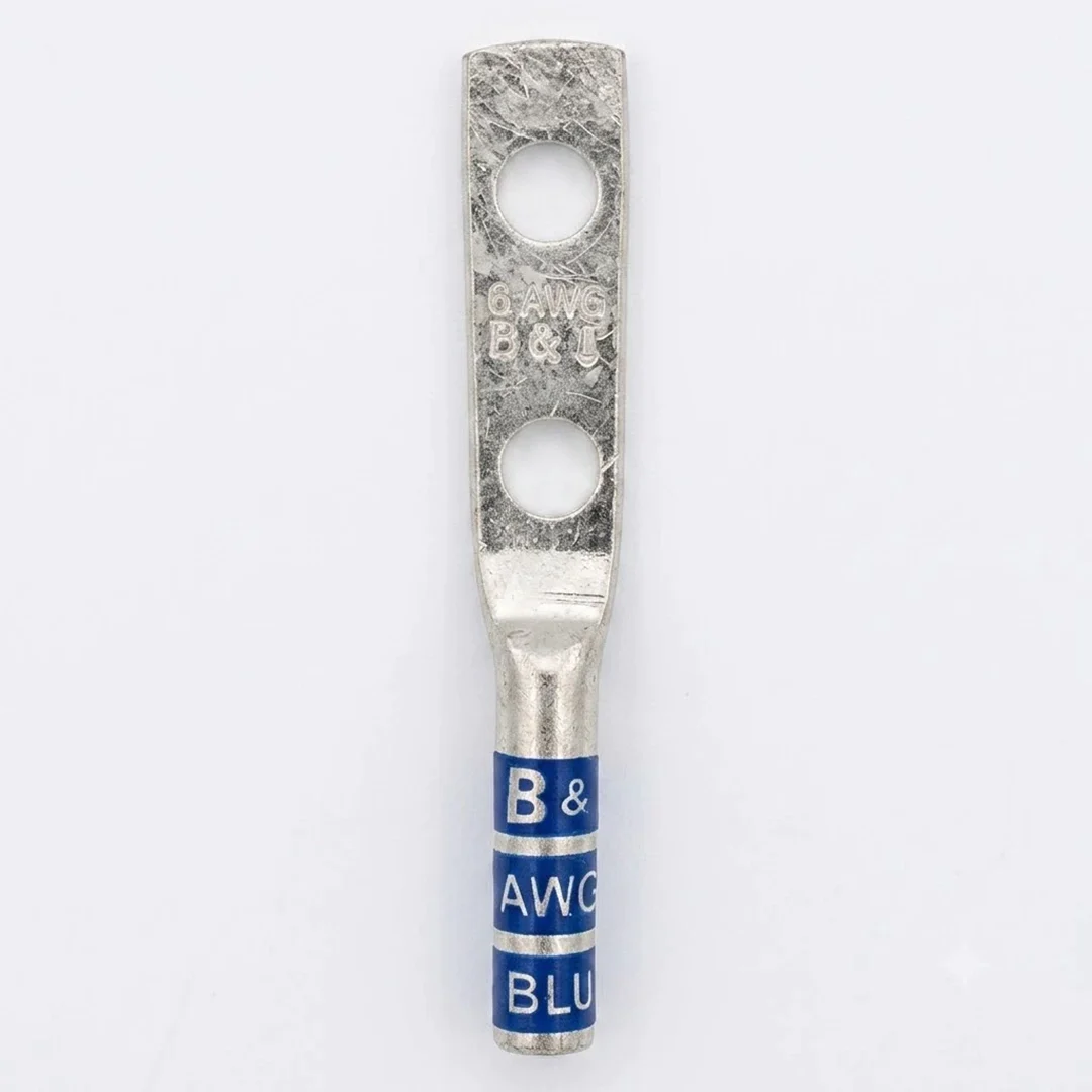 Terminal Doble Ojo Electroplata | Terminal de Compresión terminal doble ojo electroplata